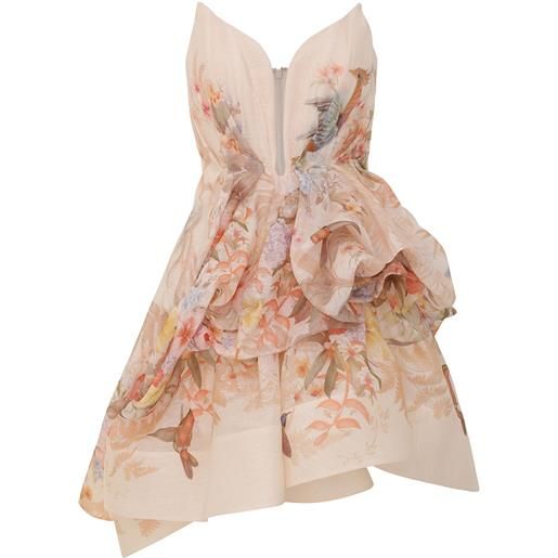 ZIMMERMANN abito corto illuminate - toni neutri