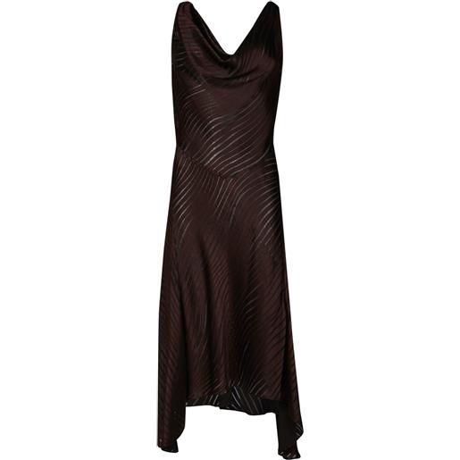 RTA abito midi con stampa - marrone