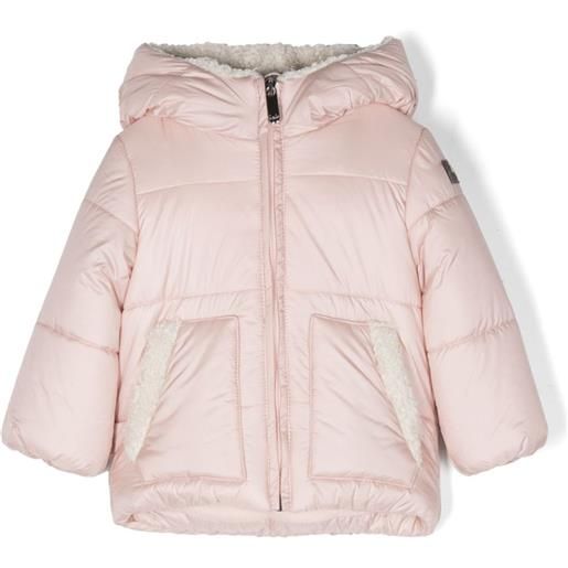 Il Gufo piumino con cappuccio - rosa