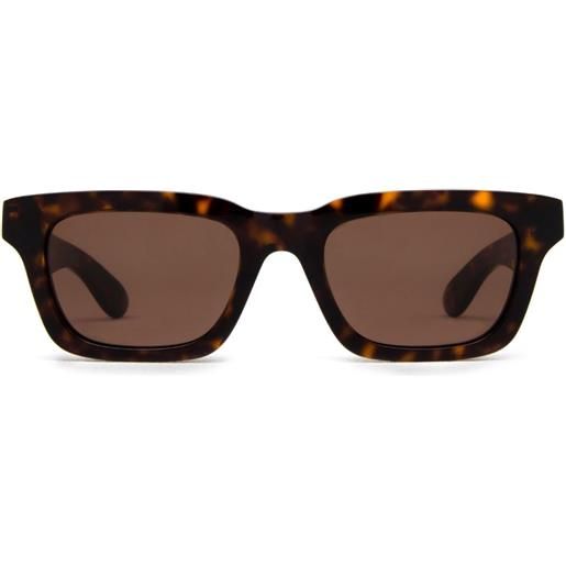 Alexander McQueen Eyewear occhiali da sole am0392s - marrone