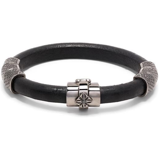 Shamballa Jewels bracciale con decorazione - nero