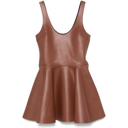 JW Anderson abito corto circle - marrone