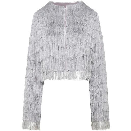 Unreal Fur giacca copacabana - argento