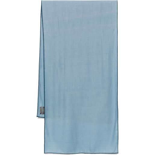 N.Peal sciarpa tipped pashmina - blu