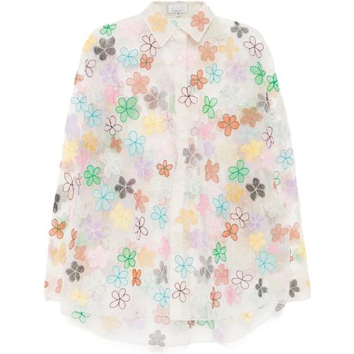Ashish camicia in seta - bianco