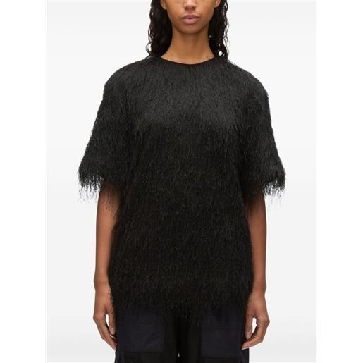 3.1 Phillip Lim blusa con frange - nero