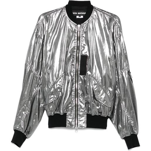 Junya Watanabe giacca lamé - argento