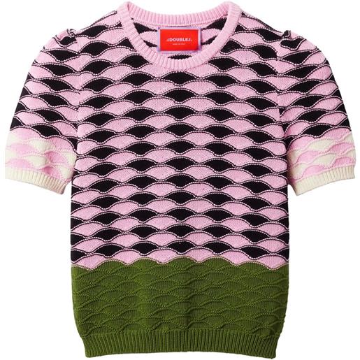 La DoubleJ t-shirt sunset - rosa