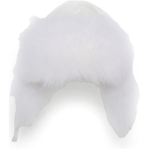 Yves Salomon colbacco in cashmere tecnico - bianco