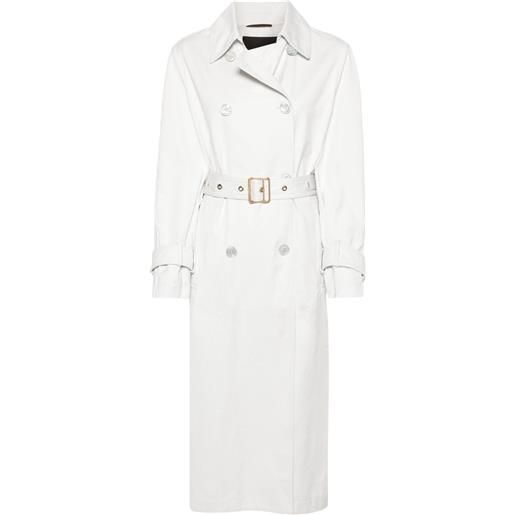 Moorer trench doppiopetto - bianco