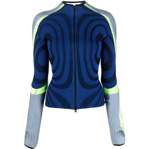 Paolina Russo giacca vortex - blu