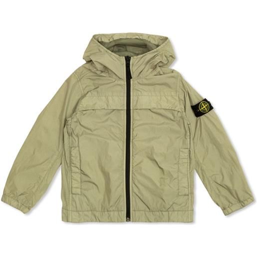 Stone Island Junior giacca con applicazione compass - verde