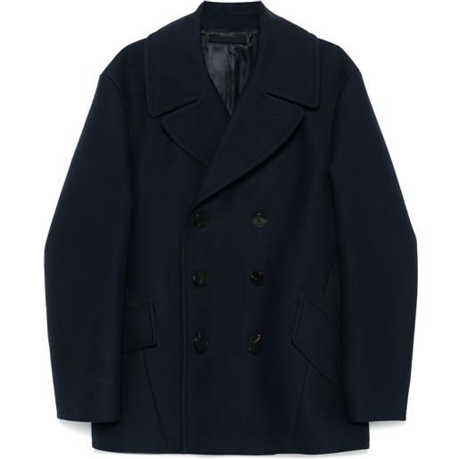 Alexander McQueen caban doppiopetto - blu