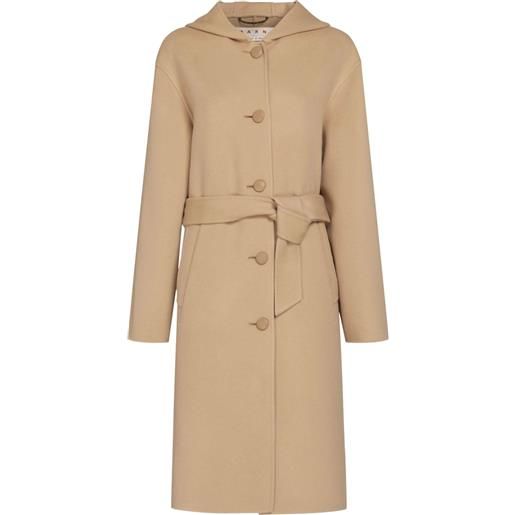 Marni cappotto con cintura - toni neutri