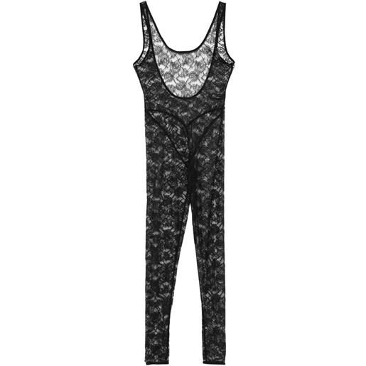 Maison Close tuta intera flashback - nero