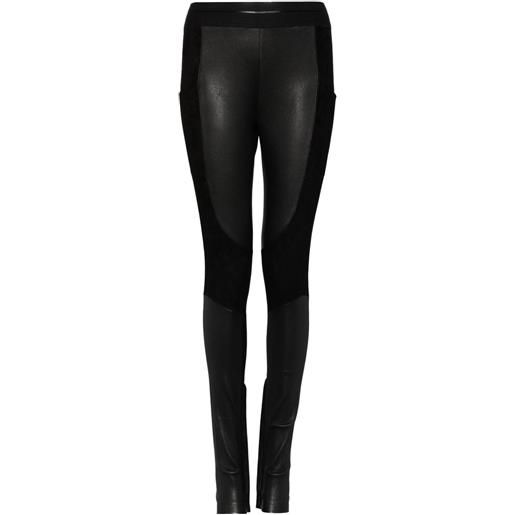 Helmut Lang leggings racer - nero