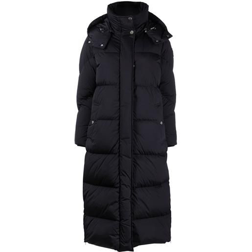 Woolrich parka lungo aurora - nero