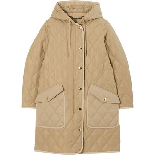 Burberry parka trapuntato - toni neutri