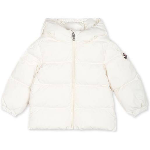 Moncler Enfant piumino con cappuccio - bianco