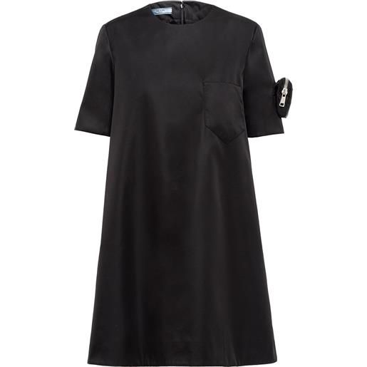 Prada abito con logo - nero