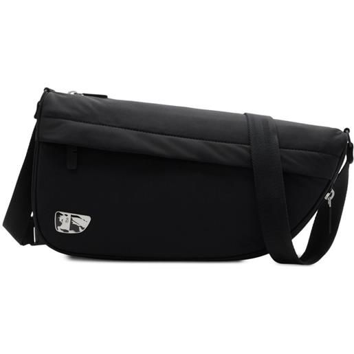 Burberry borsa messenger shield - nero