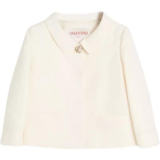 Valentino Garavani giacca crepe couture - toni neutri