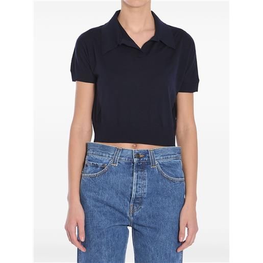 KHAITE polo morgane - blu