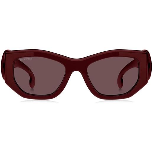 ETRO occhiali da sole con stampa paisley - rosso