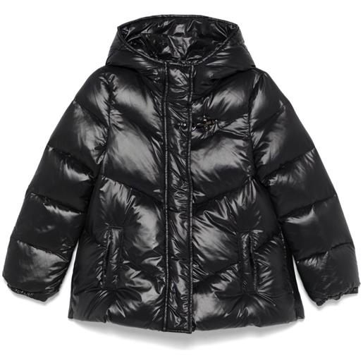 Fay Kids piumino con cappuccio - nero