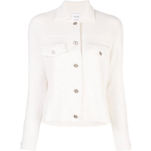 Barrie giacca a coste - bianco
