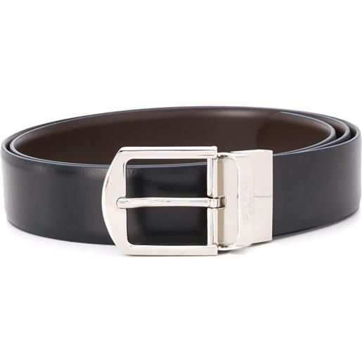 Canali cintura con fibbia - blu