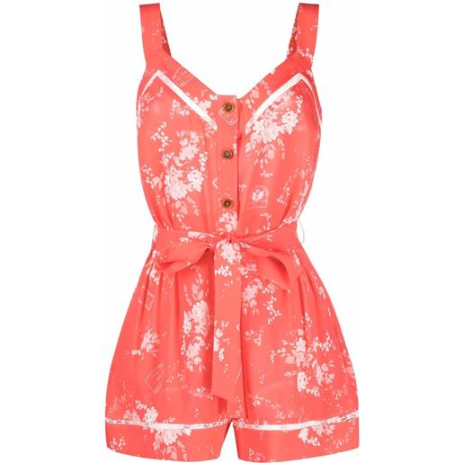 Ulyana Sergeenko tuta intera georgette - rosso