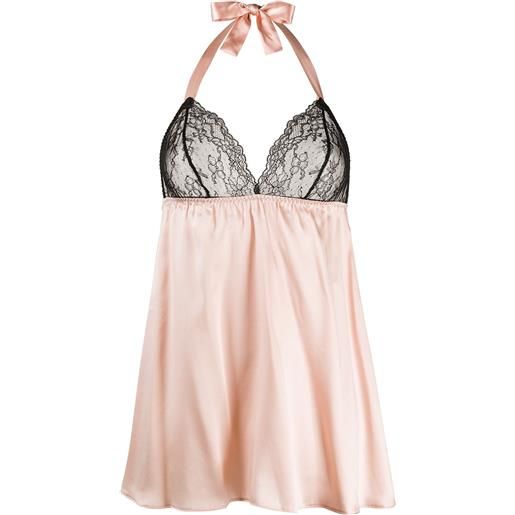 Gilda & Pearl abito da sera cherie babydoll - toni neutri