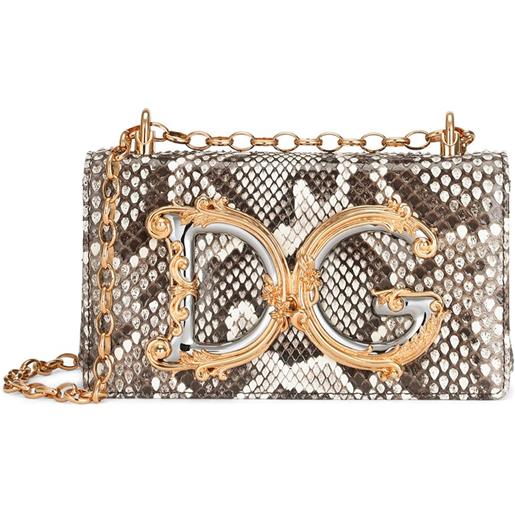 Dolce & Gabbana borsa a tracolla dg girls - bianco
