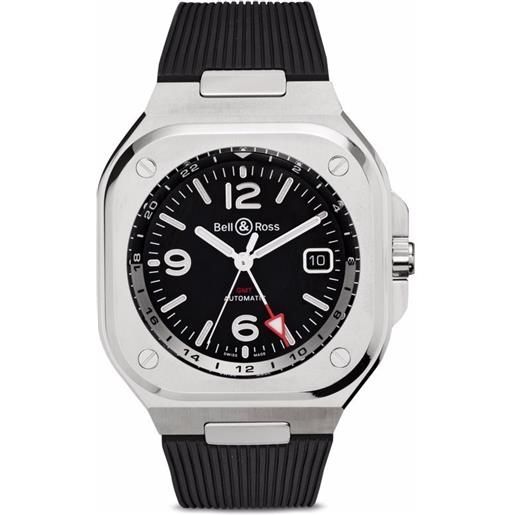 Bell & Ross orologio br-05 gmt 41mm - nero