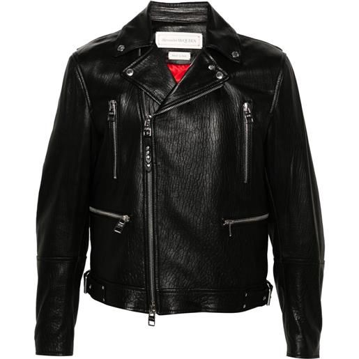 Alexander McQueen giacca biker - nero
