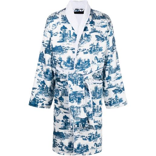 Philipp Plein vestaglia en plein air - bianco