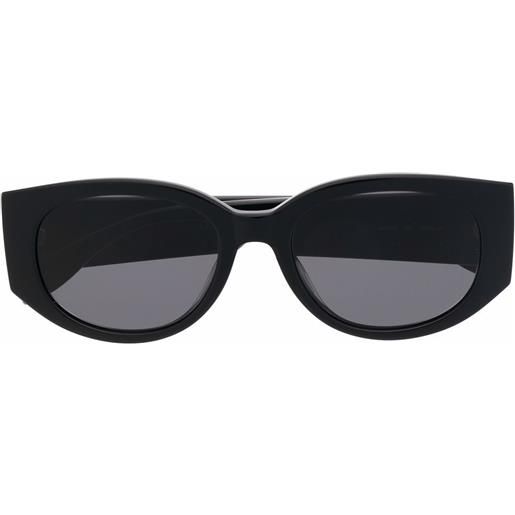 Alexander McQueen Eyewear occhiali da sole con logo - nero