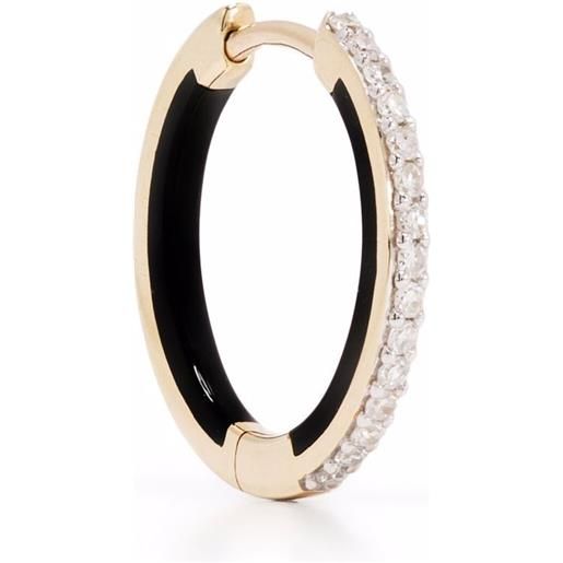 Maria Black orecchino a cerchio lost highway con diamanti - oro