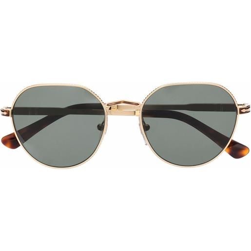 Persol occhiali da sole tondi polarizzati - oro