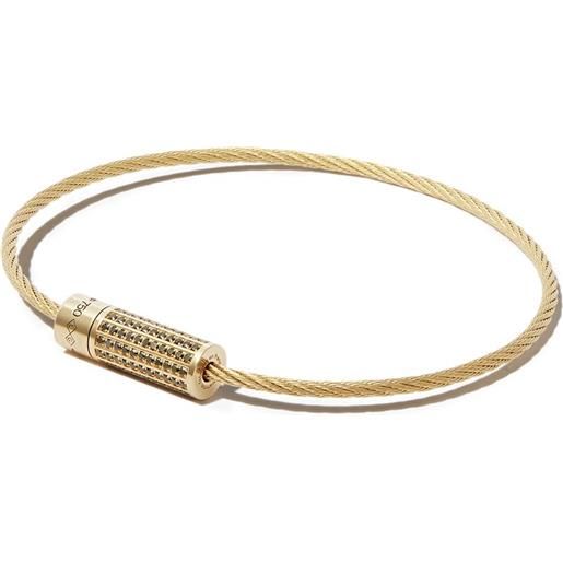 Le Gramme bracciale cable 9g in oro giallo 18kt