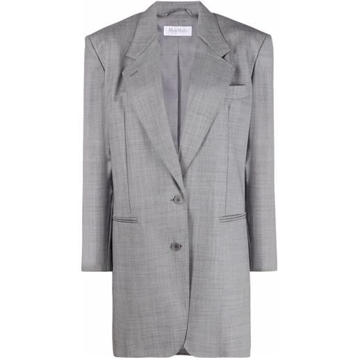 Max Mara blazer squadrato - grigio