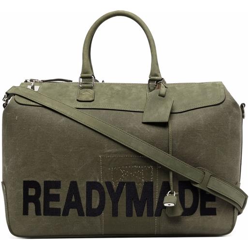 Readymade borsa palestra con stampa - verde