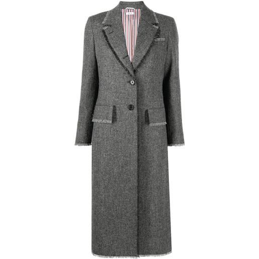 Thom Browne cappotto monopetto - grigio
