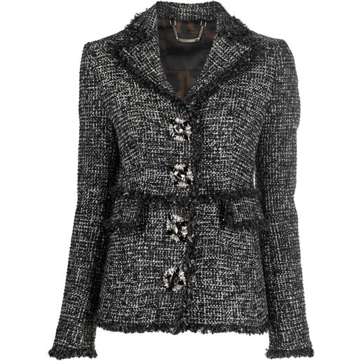 Philipp Plein blazer in tweed - nero