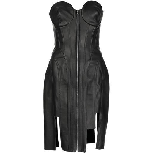 Natasha Zinko abito a corsetto - nero