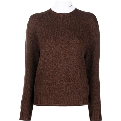 Prada maglione a collo alto - marrone