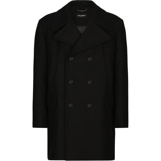 Dolce & Gabbana caban doppiopetto - nero