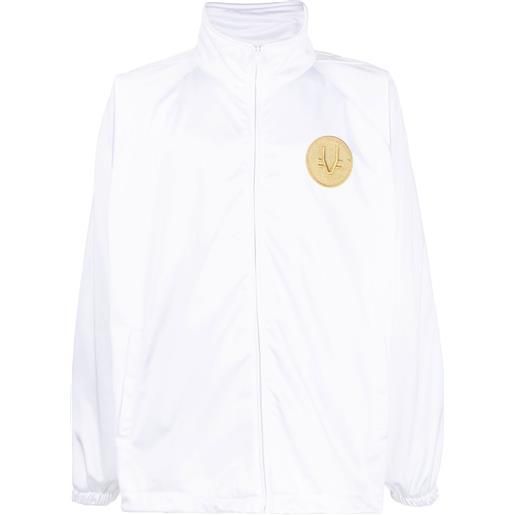 VETEMENTS giacca sportiva con logo - bianco