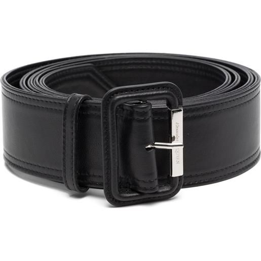 Alexander McQueen cintura con fibbia - nero